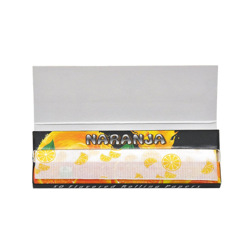 Hornet Naranja Flavored Rolling Paper Box of 50 Booklets/2500 sheets