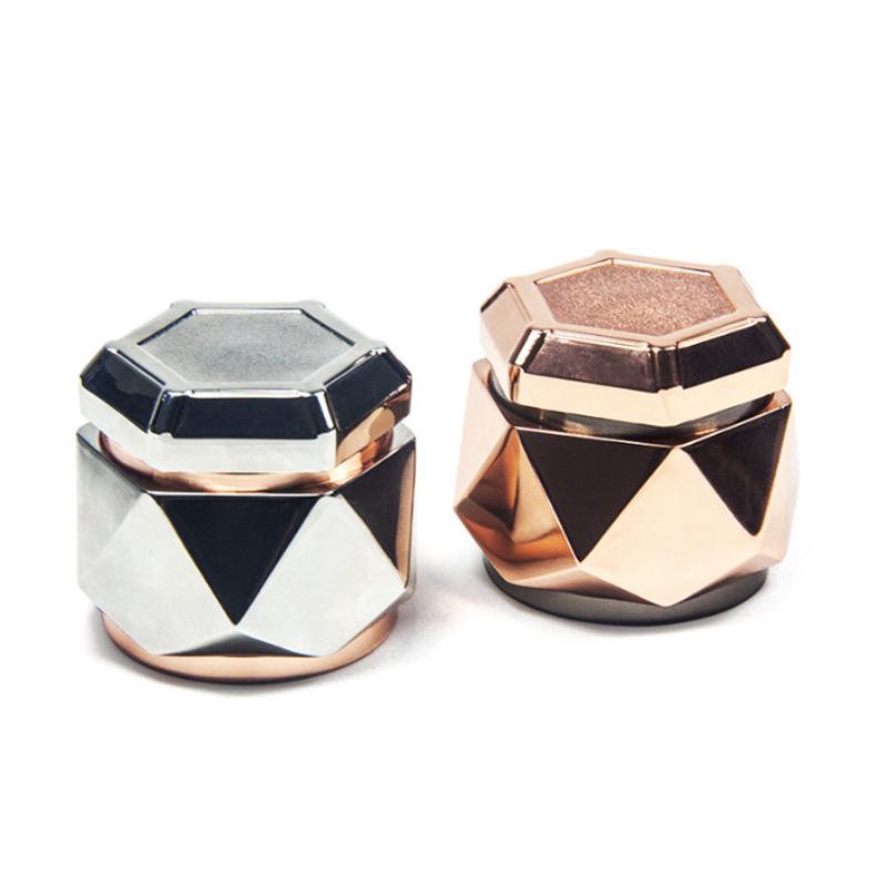 63mm Four-Layer Diamond-Shaped Zinc Alloy Tobacco Grinder