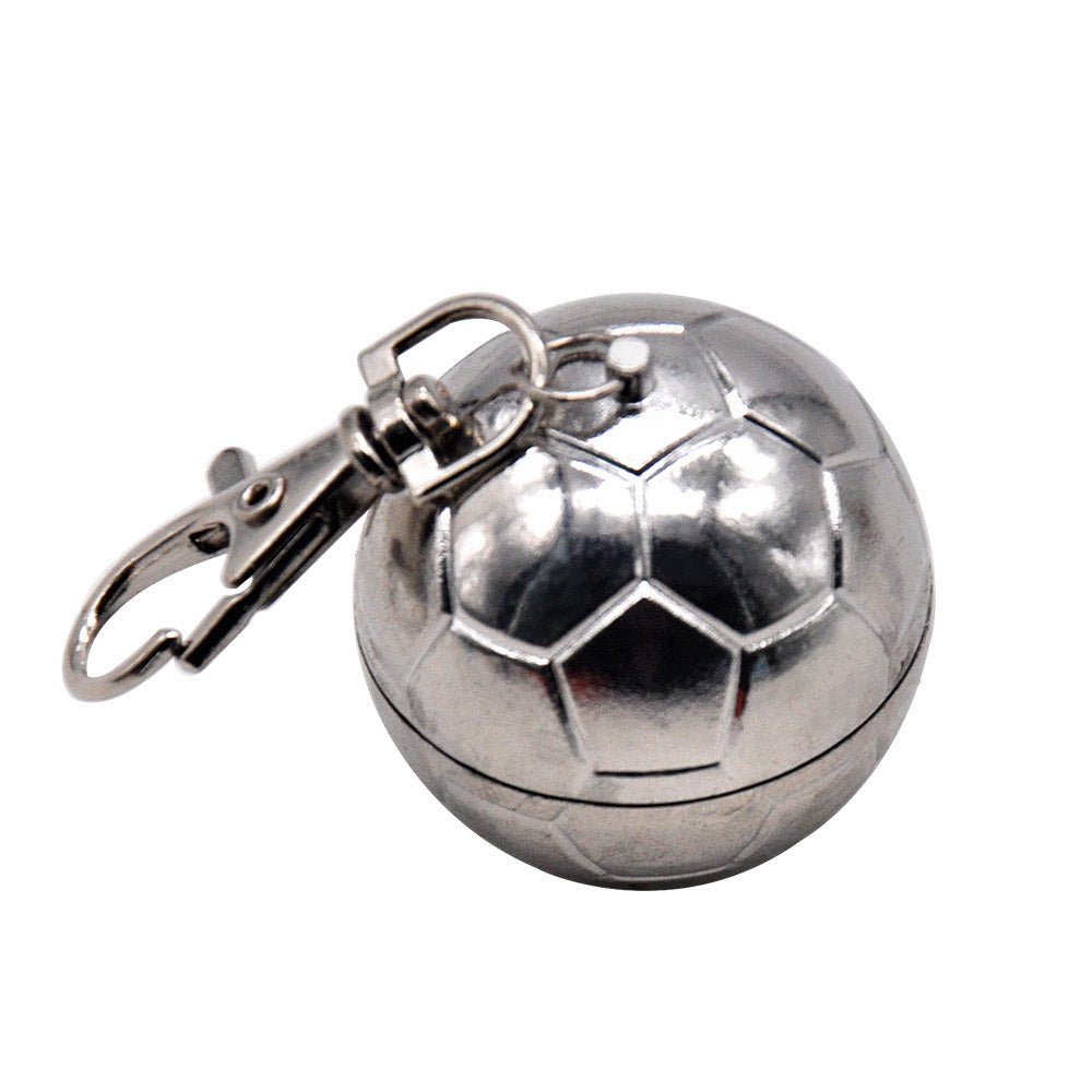 Football Keychain Weed Grinder 2 Layer