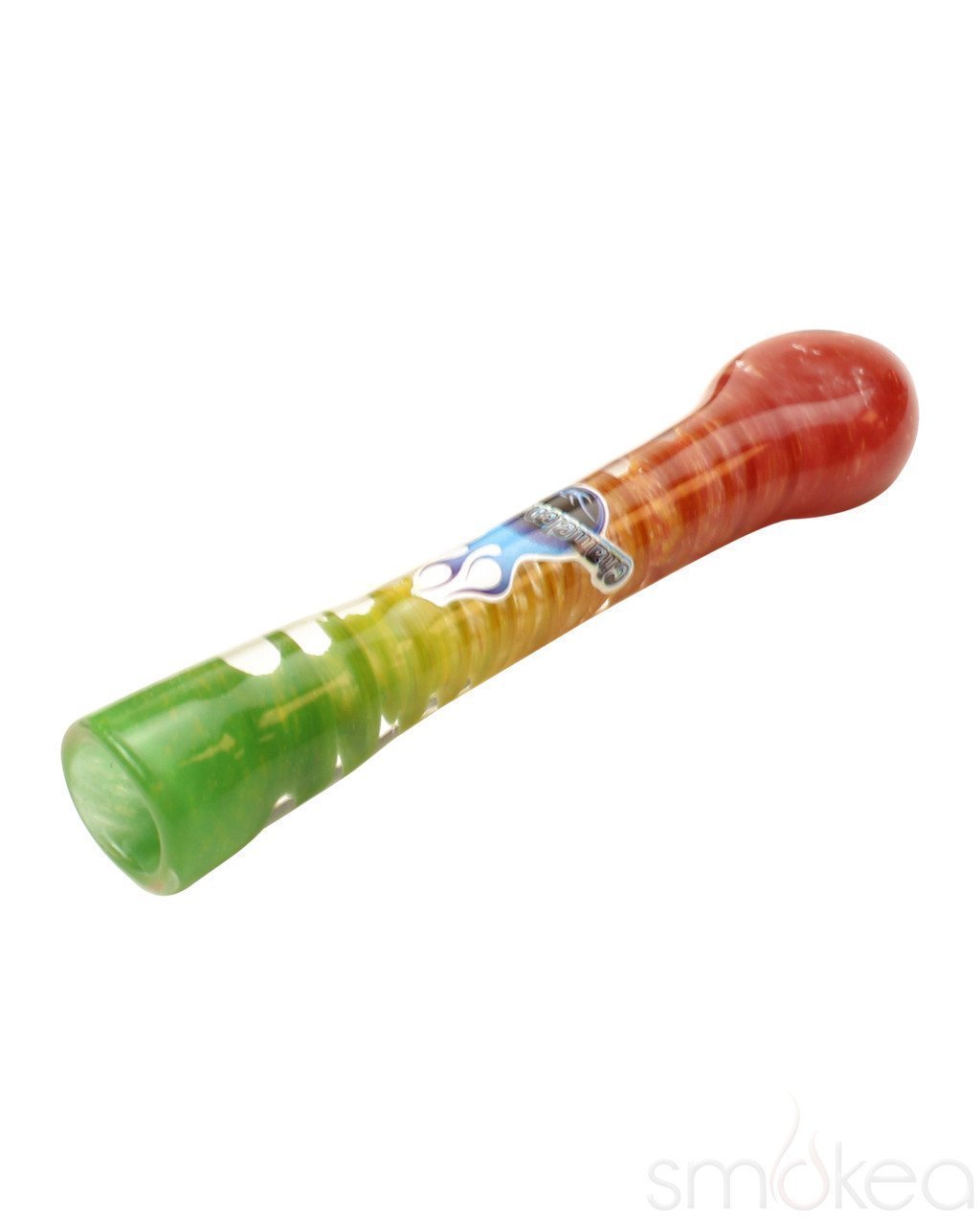 Chameleon Glass Reggae Twist Chillum Pipe - PuffingBird