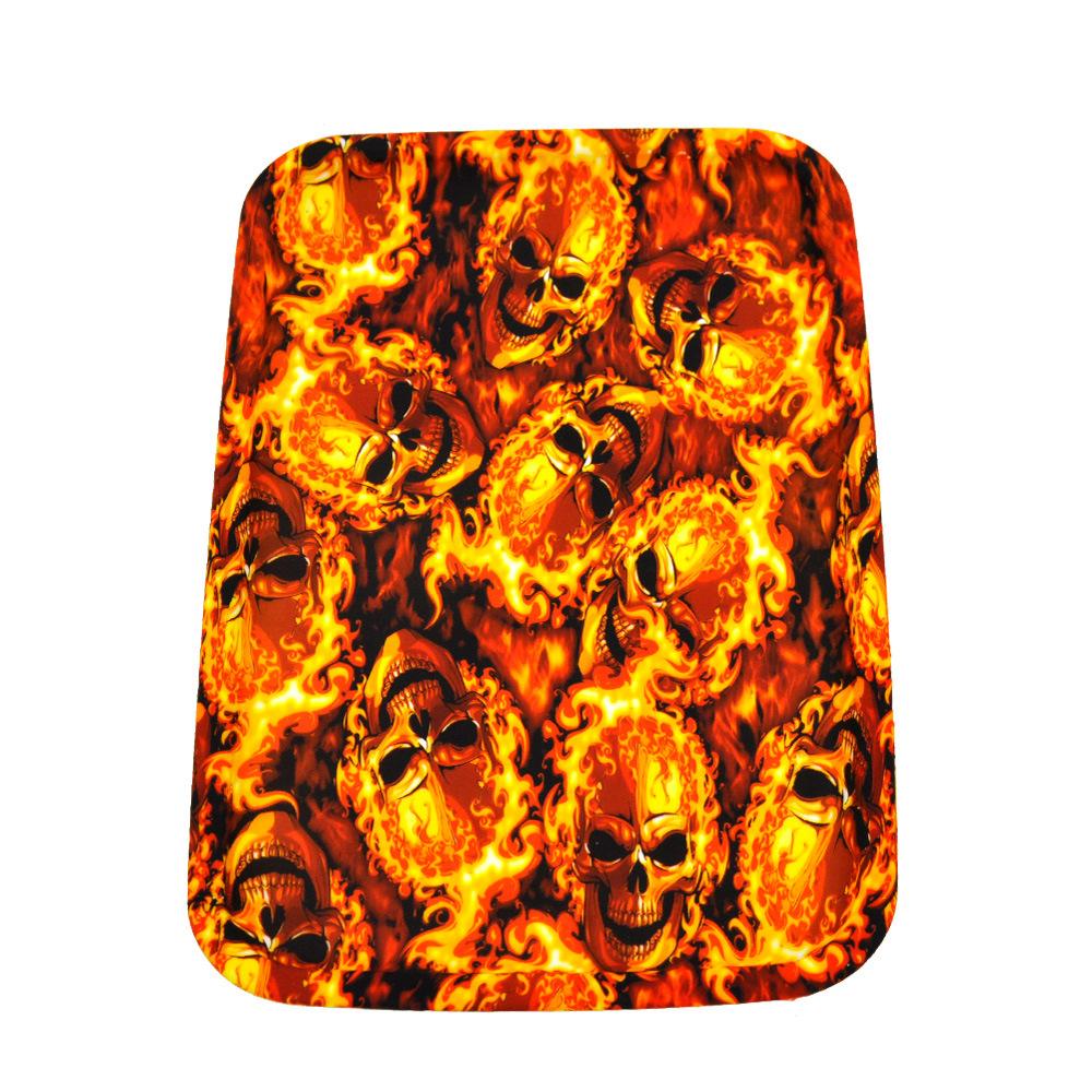 Flame Skull Silicone Cigarette Rolling Tray