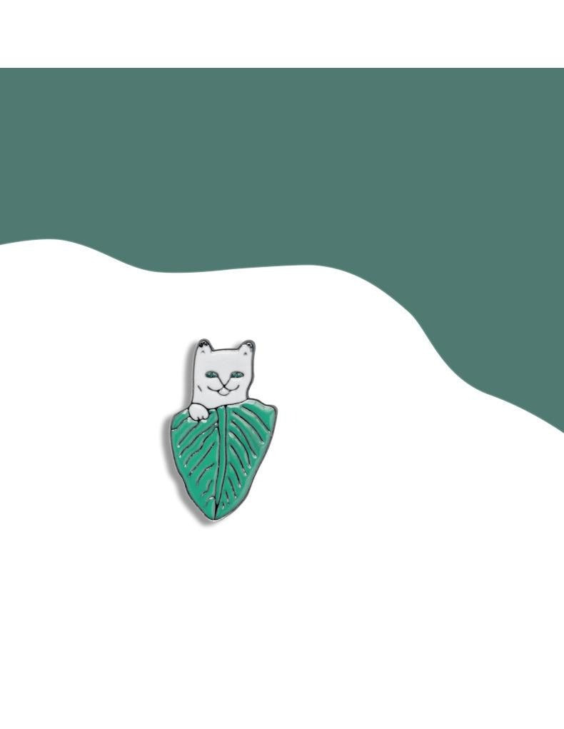 Cartoon Cat Enamel Pin