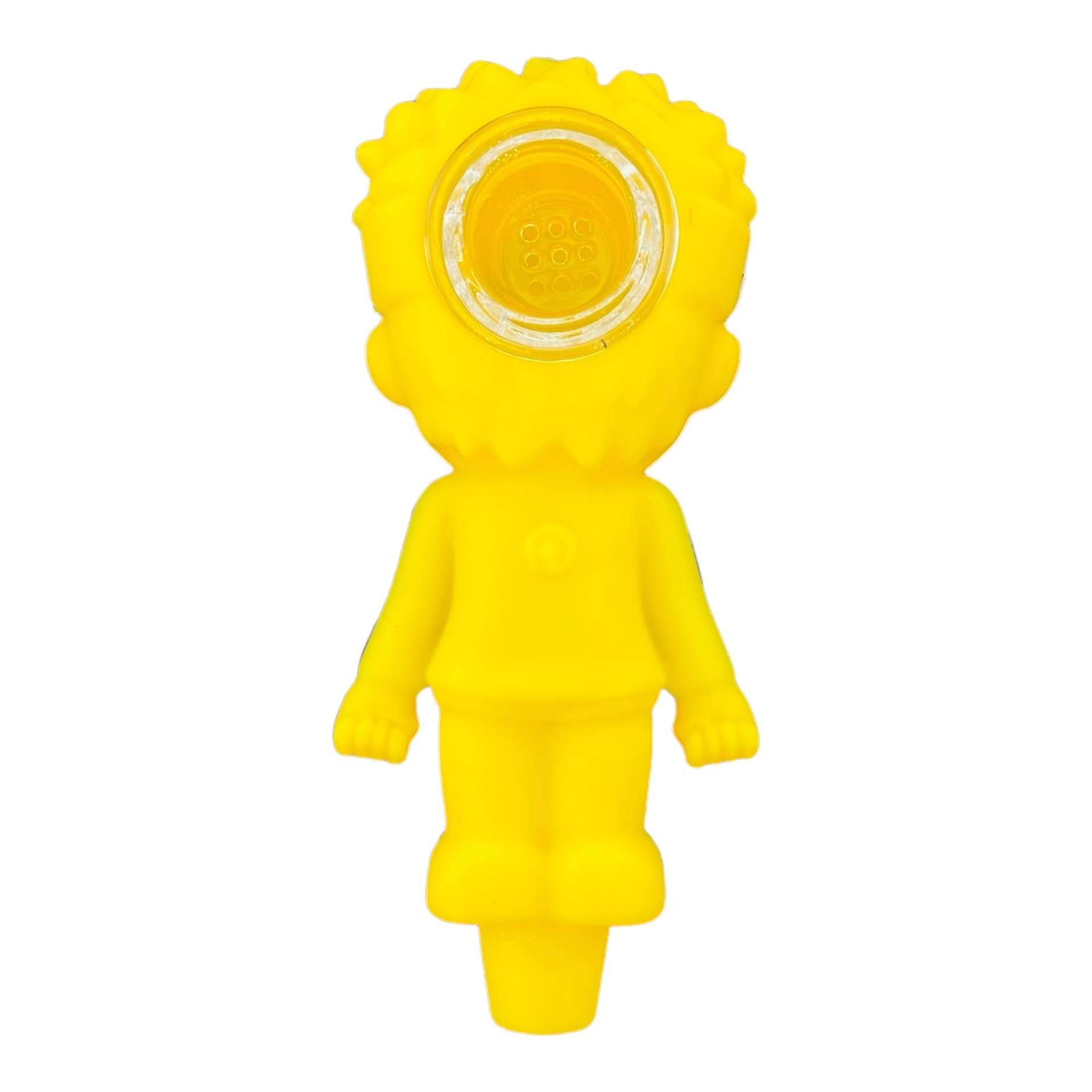 Naruto Uzumaki Silicone Pipe with Glass Bowl