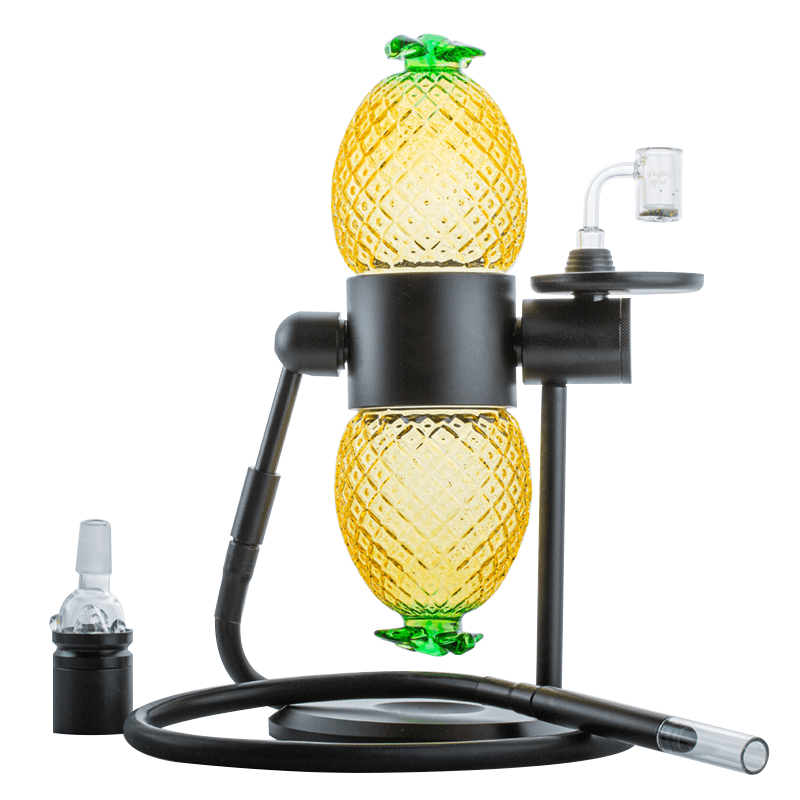 Pineapple Gravity Bong w/ Quartz Banger Set