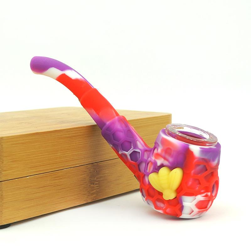 5“ Bee Silicone Gandalf Pipe