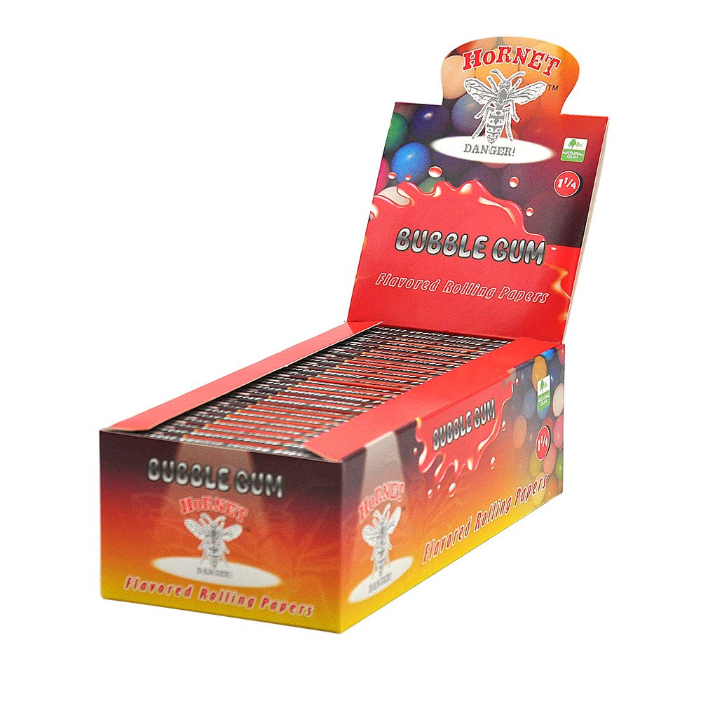 Hornet Bubble Gum Flavored Rolling Paper Box of 50 Booklets/2500 sheets