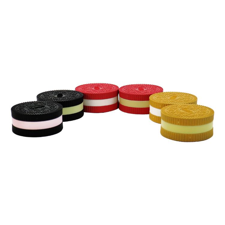 56mm Biodegradable Oreo-Shaped Grinder Random Color