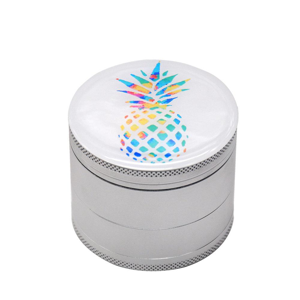 Pineapple Zinc Alloy Herb Grinder 4 Layer