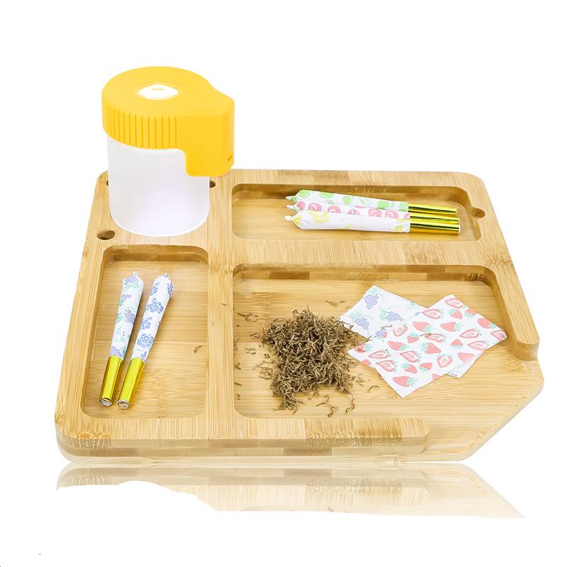 Wooden Cigarette Operation Panel Rolling Tray
