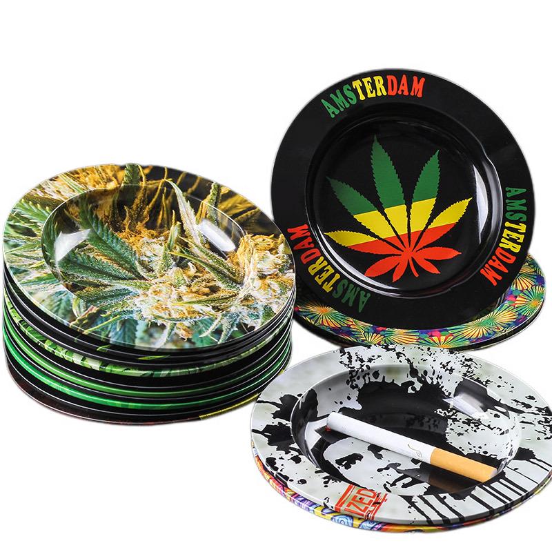 2in1 Creative Tobacco Ashtray Rolling Tray