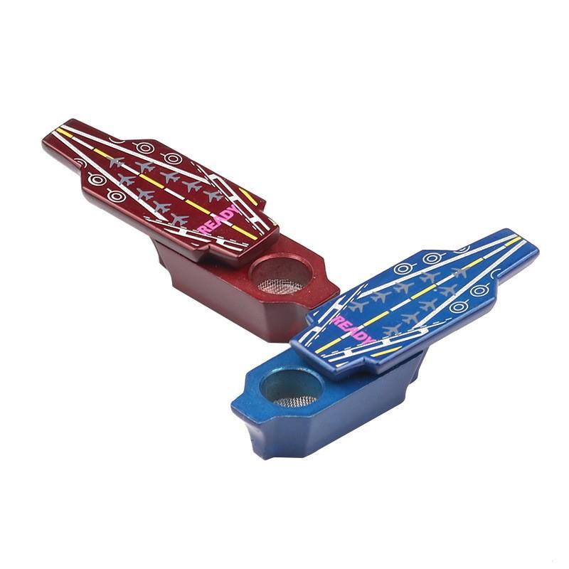 Aircraft Carrier Metal Weed Bowl Random Color