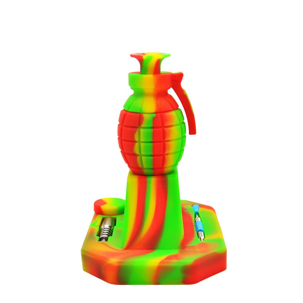 Hand Grenade Silicone Dab Straw