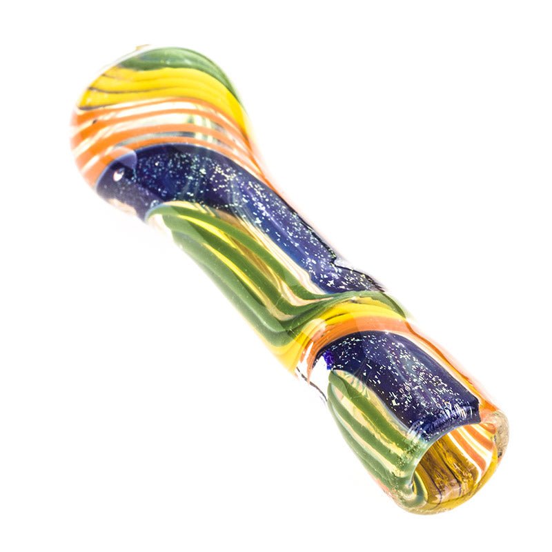 Spiral One Hitter Glass Pipe - PuffingBird
