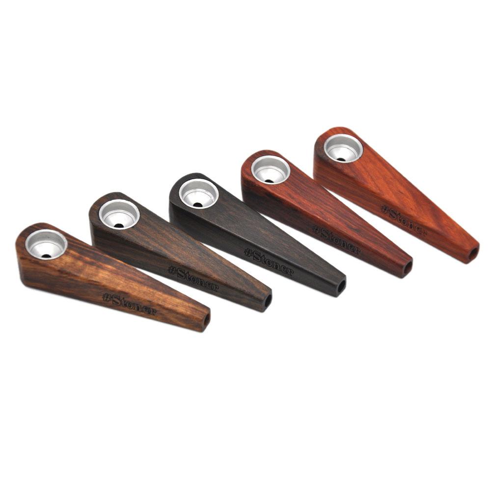 Briar Wooden Portable Pipe ( Random Color )