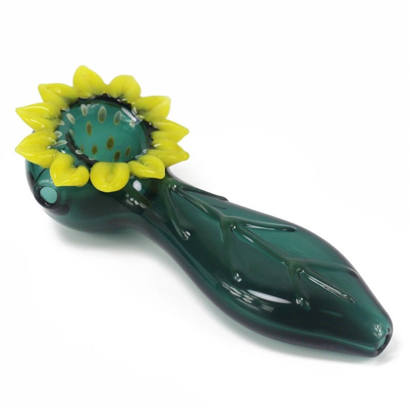 Sunflower Glass Novelty Pipe