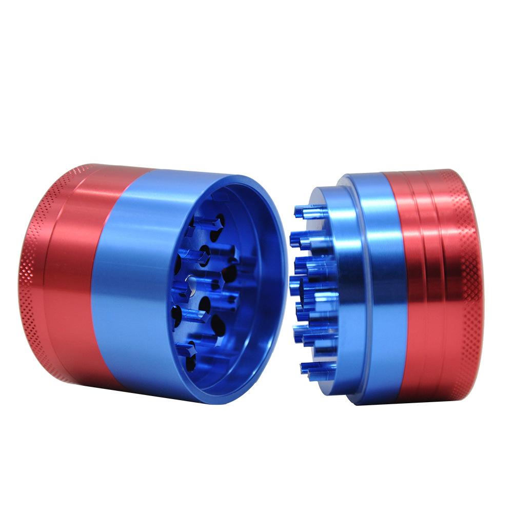 Mixed Color Design Aluminium Heavy Duty Herb Grinder With Storage 5 Layer 50MM (2 Color)