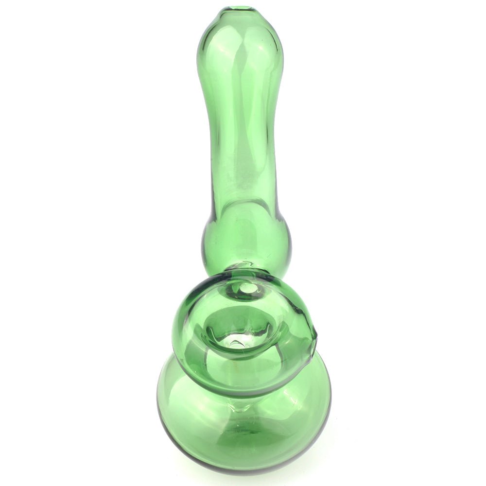 Green Clear Sherlock Bubbler