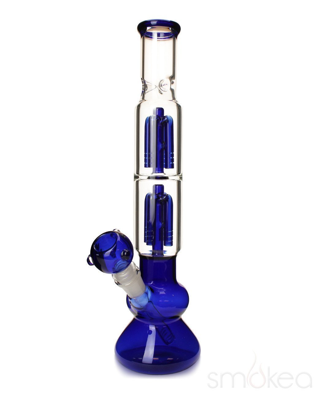 SMOKEA Double Tree Perc Bong