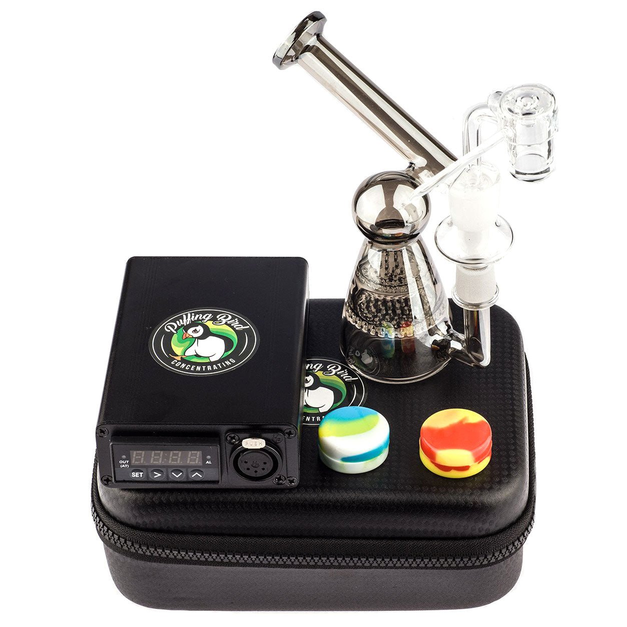 Quartz Enail W/ Salt Shaker Dab Rig Bundle