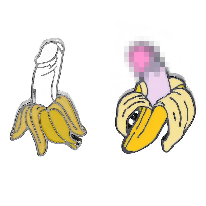 Banana Penis Enamel Pin