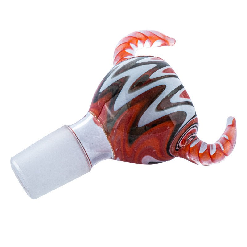 18mm Male Horn Glass Bong Bowl