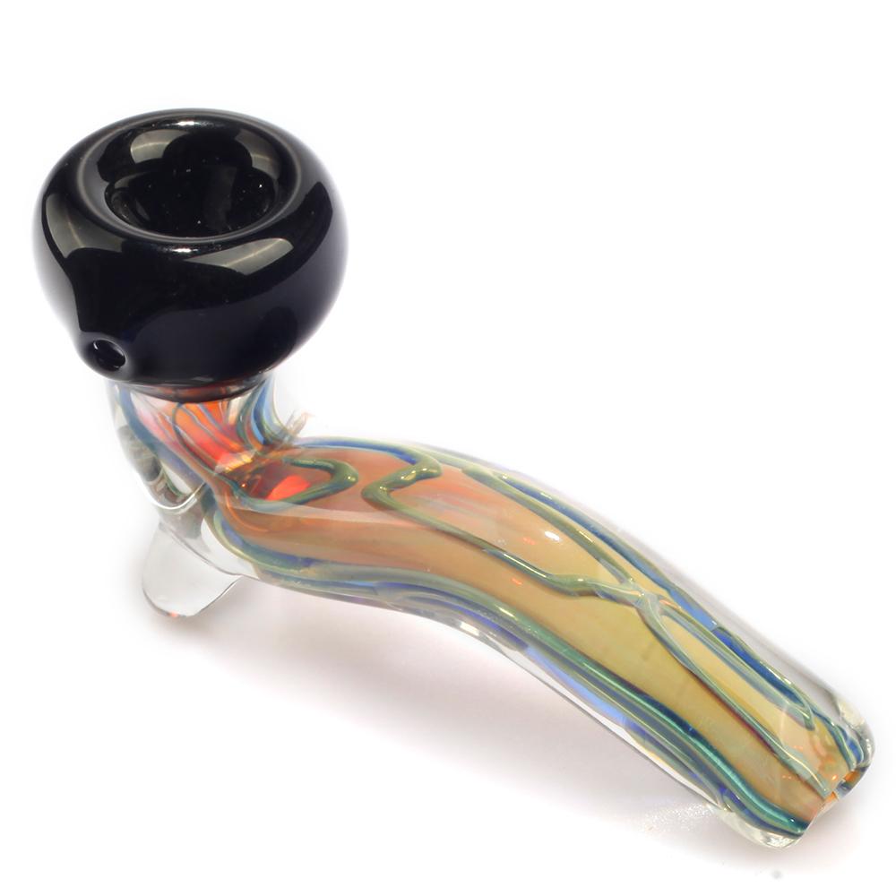 Fumed Glass Sherlock Pipe