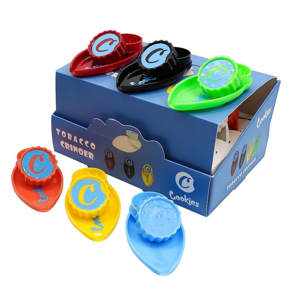 40mm Funnel-Style 2-in-1 Leaf Shaped Plastic Grinder