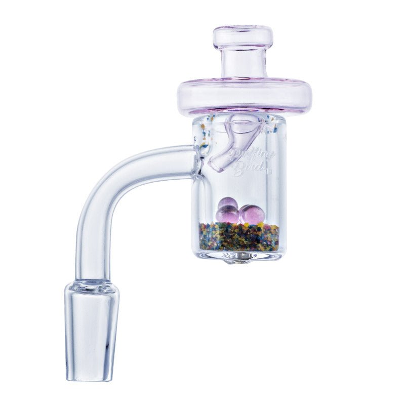 Thermochromic Quartz Banger w/ Disc Carb Cap Set