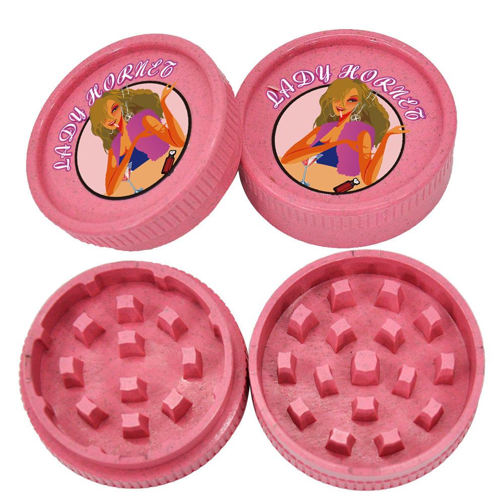 56MM Two-Layer Biodegradable Plastic Weed Grinder
