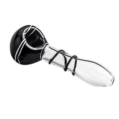 Handmade Spiral Glass Spoon Pipe For Sale | Smoke Shop | Free Shipping
