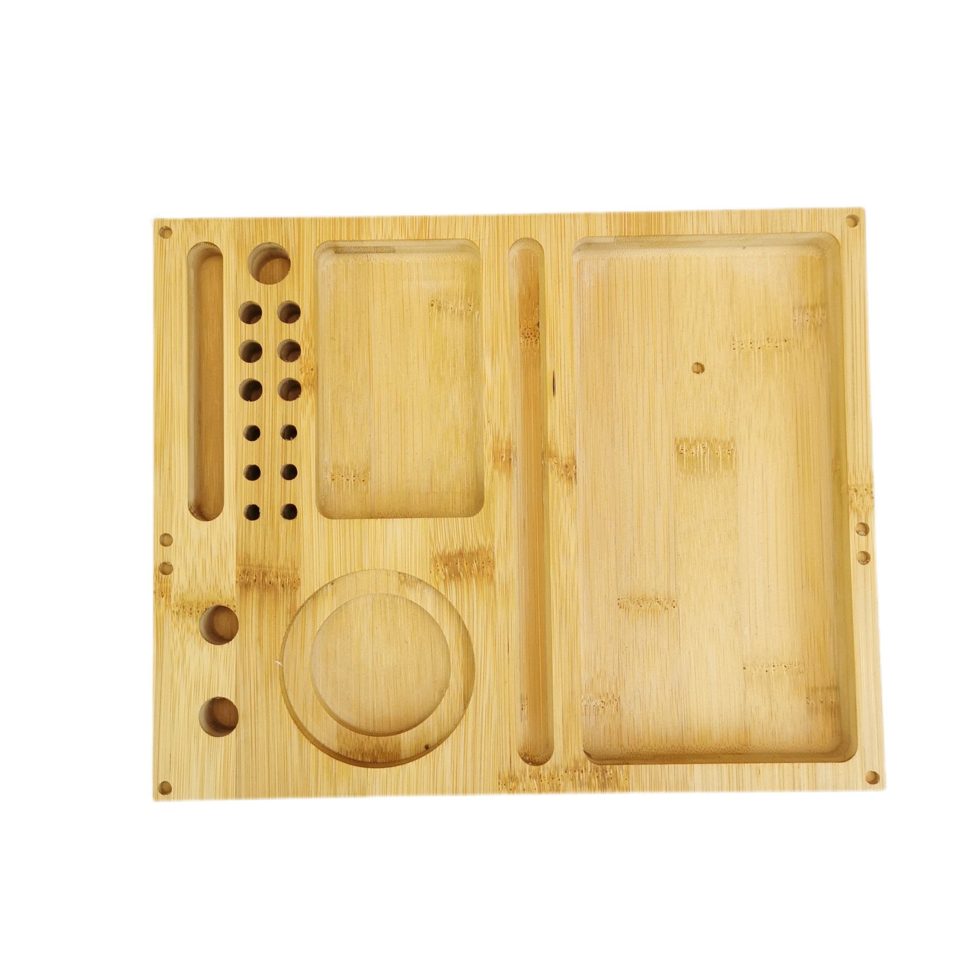 Wooden Cigarette Grooving Storage Rolling Tray
