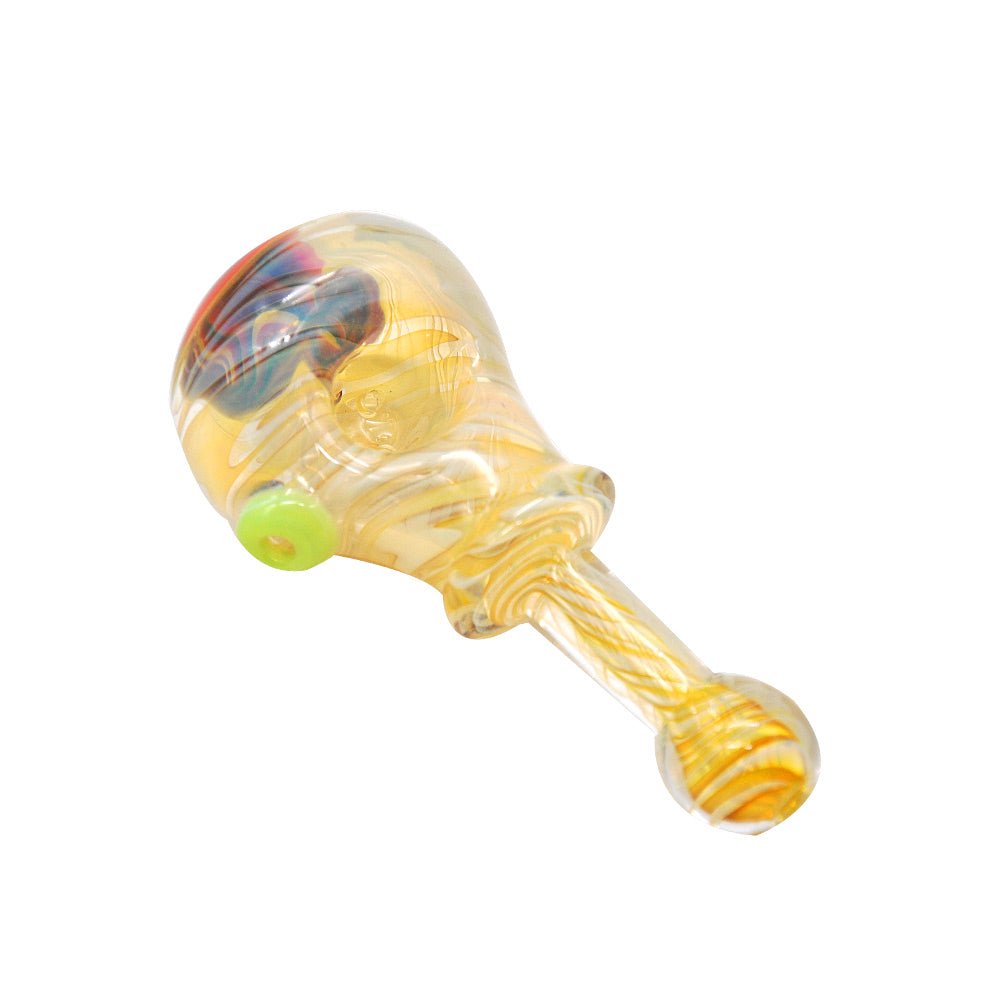 Spiral Glass Tobacco Pipe - PuffingBird