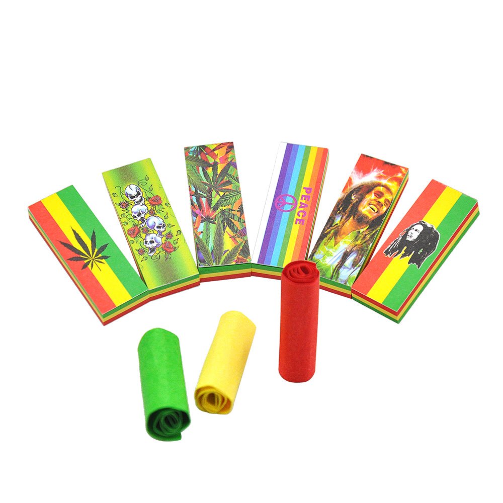 Reggae Pattern Rolling Paper 5 Booklets (Random Pattern)