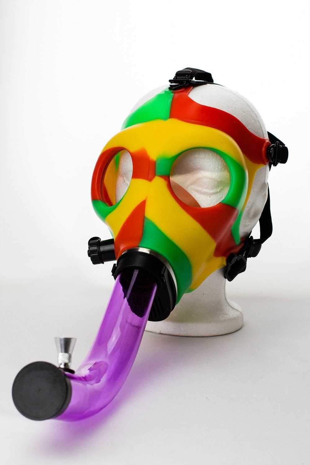 Silicone Gas Mask acrylic bong