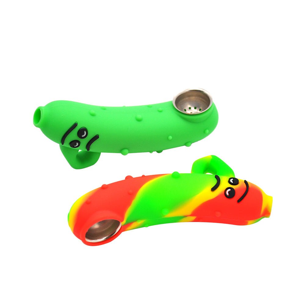 Grumpy Pickle Silicone Hand Pipe - PuffingBird