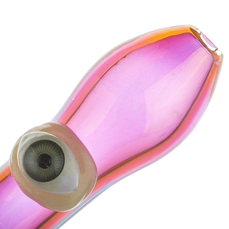 Pink Cyclops Glass Spoon Pipe