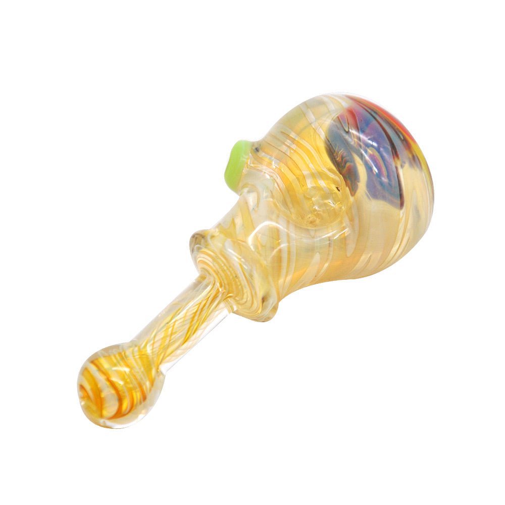 Spiral Glass Tobacco Pipe - PuffingBird
