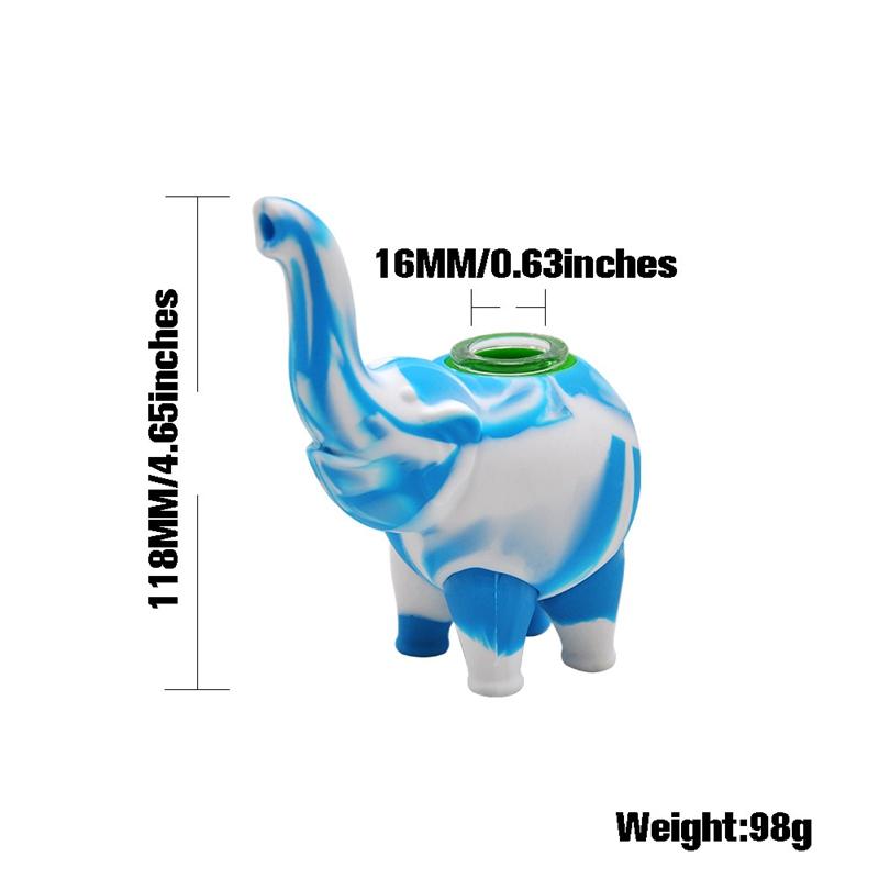 Elephant Silicone Weed Bowl / Dab Pipe