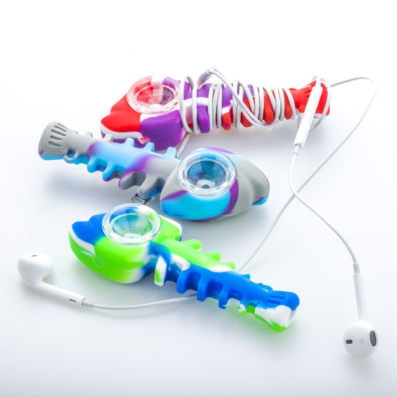Silicone Fish Bone Pipe (Random Color)