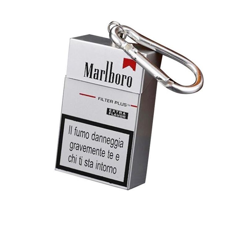 Zinc Alloy and ABS Cigarette Box Ashtray