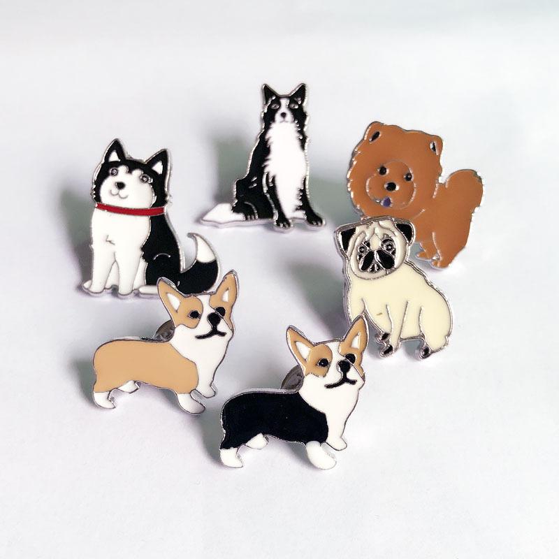Puppy Dog Enamel Pin