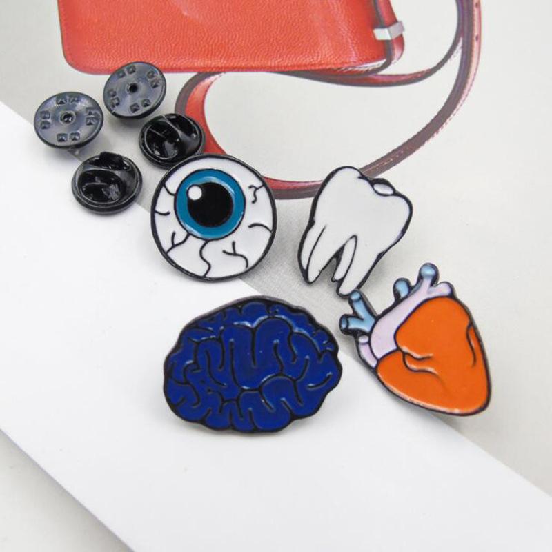 Organ Metal Enamel Pin