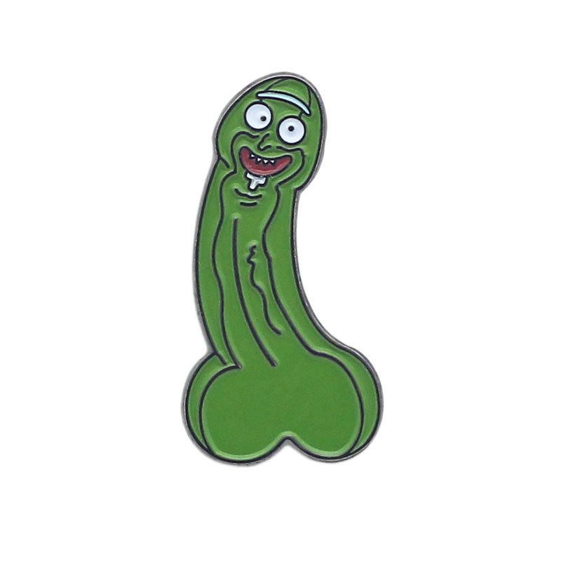 Cucumber Penis Enamel Pin