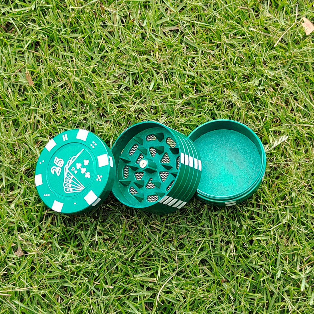 Casino Poker Weed Grinder 3 Layer