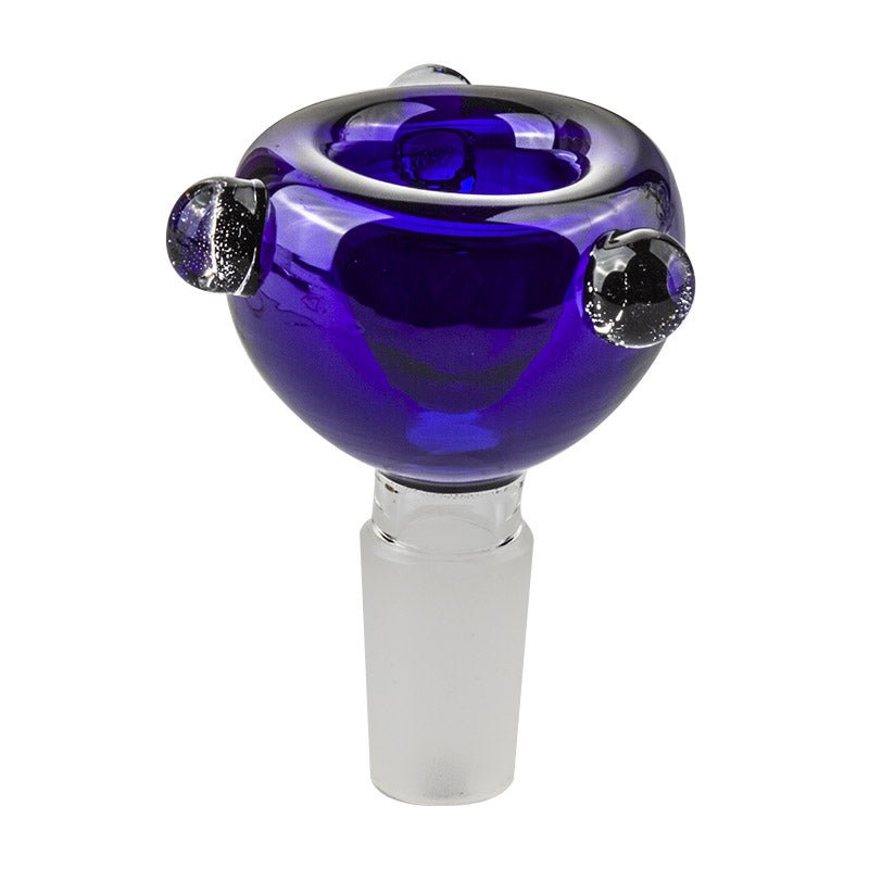 14mm Male Cobalt Round Bong Bowl