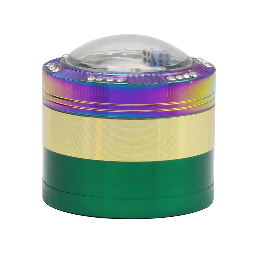 Gamble Zinc Alloy Splicing Weed Grinder 4 Layer