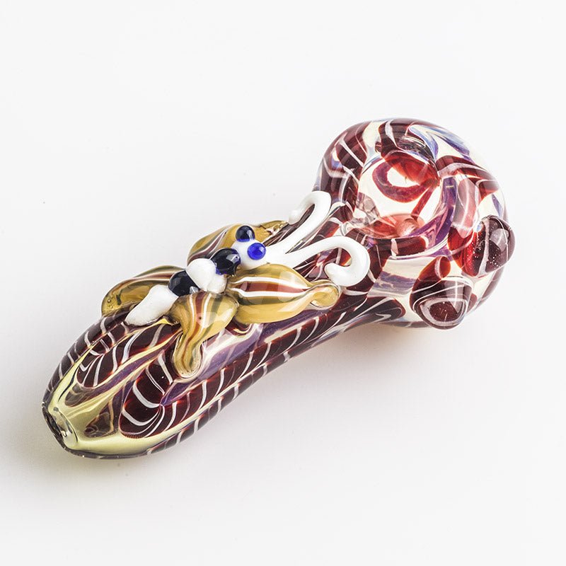 Butterfly Glass Spoon Pipe - PuffingBird