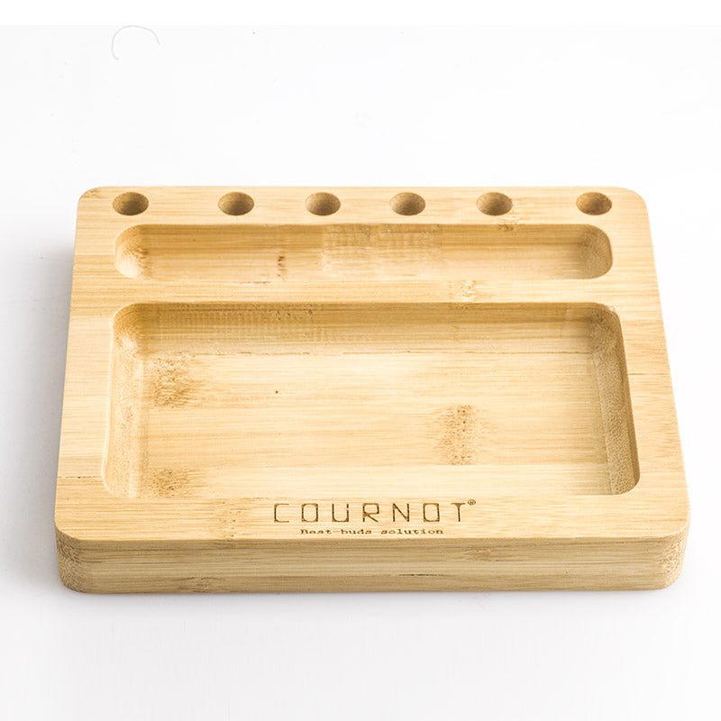 Bamboo Groove Rolling Tray