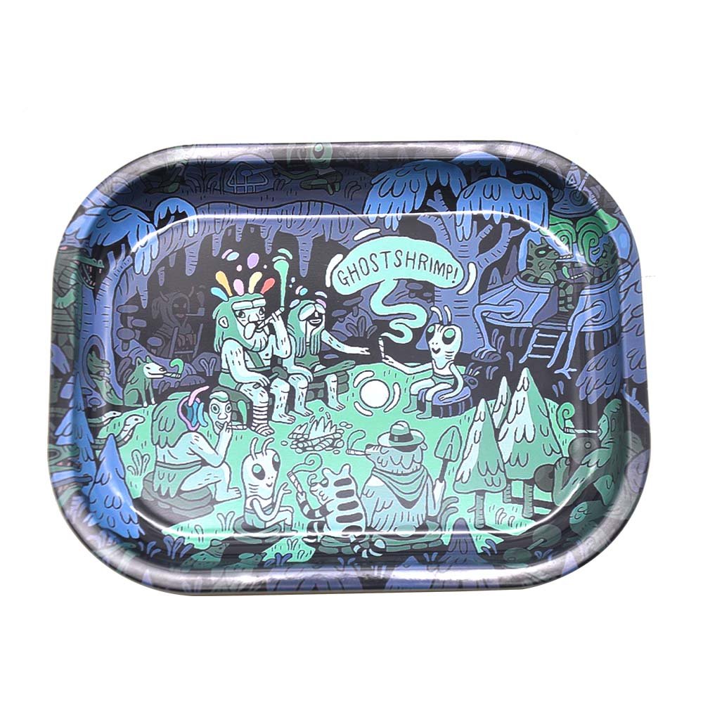 Trippy Art Rolling Tray