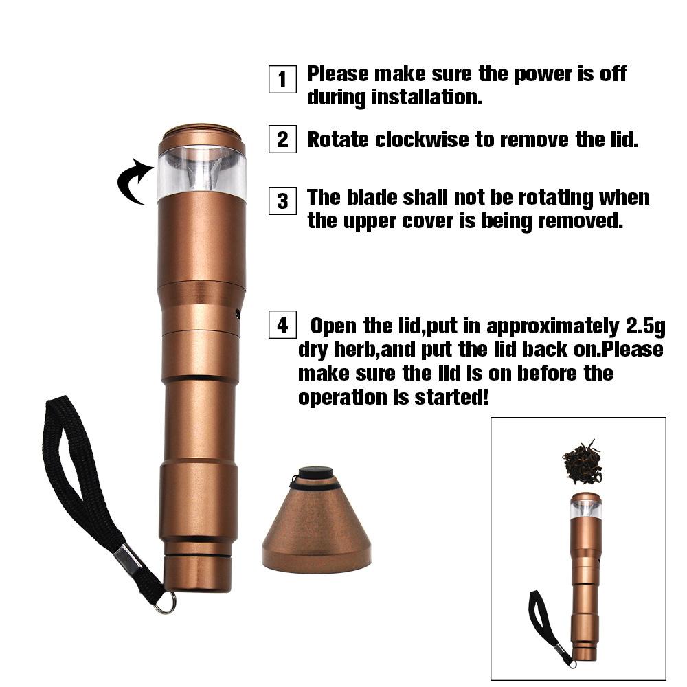 Aluminium Casing Electric Fully Automated Grinder(5 Colors Available)